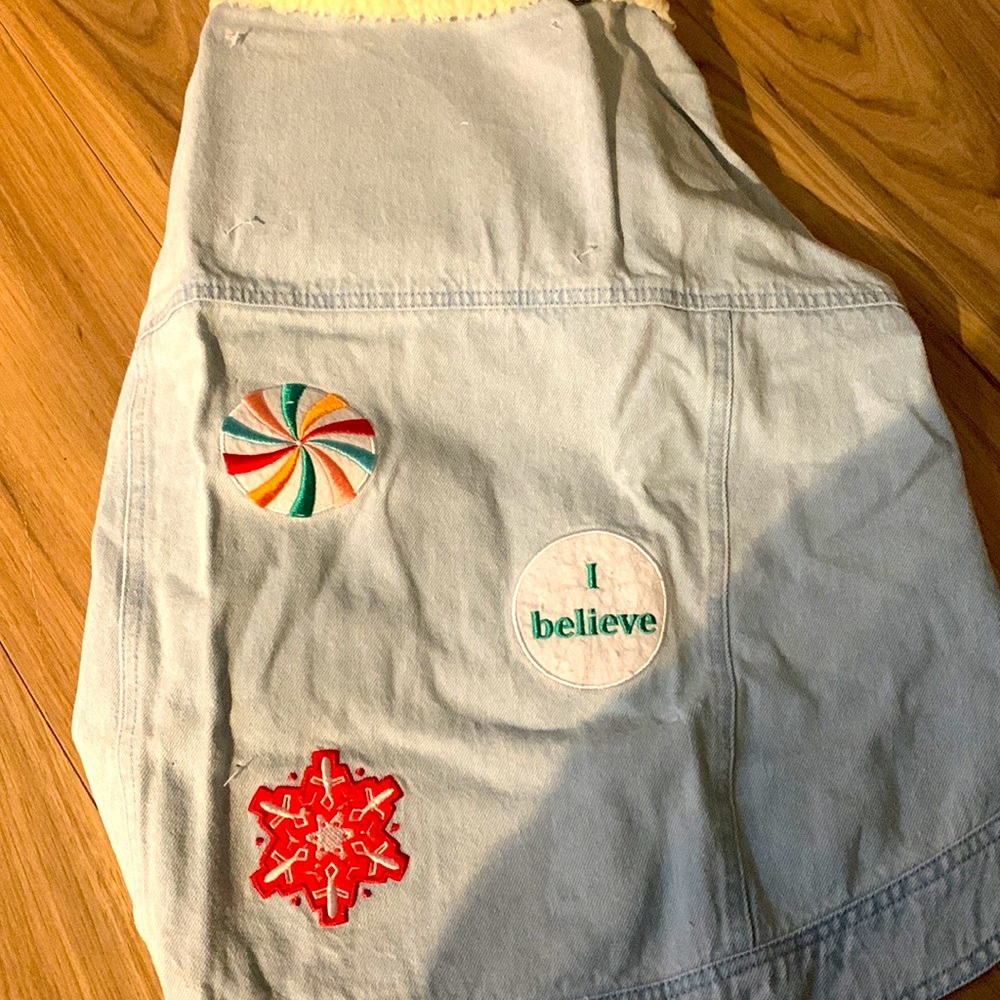 Brand New Large Denim collection Pet Jean jacket